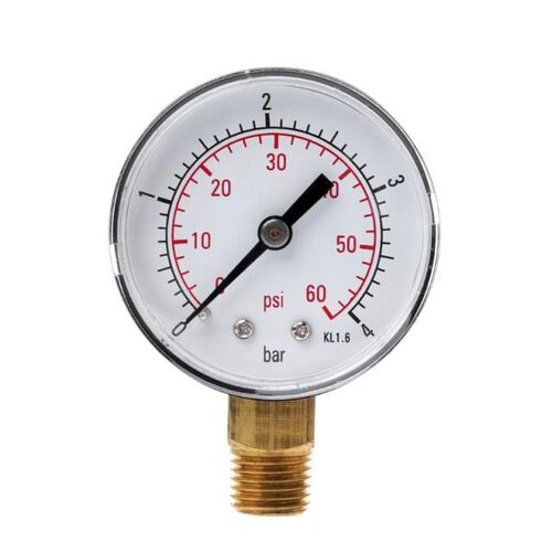 0-60PSI Mini Pressure Gauge Meter Pool Spa Filter Water Pres