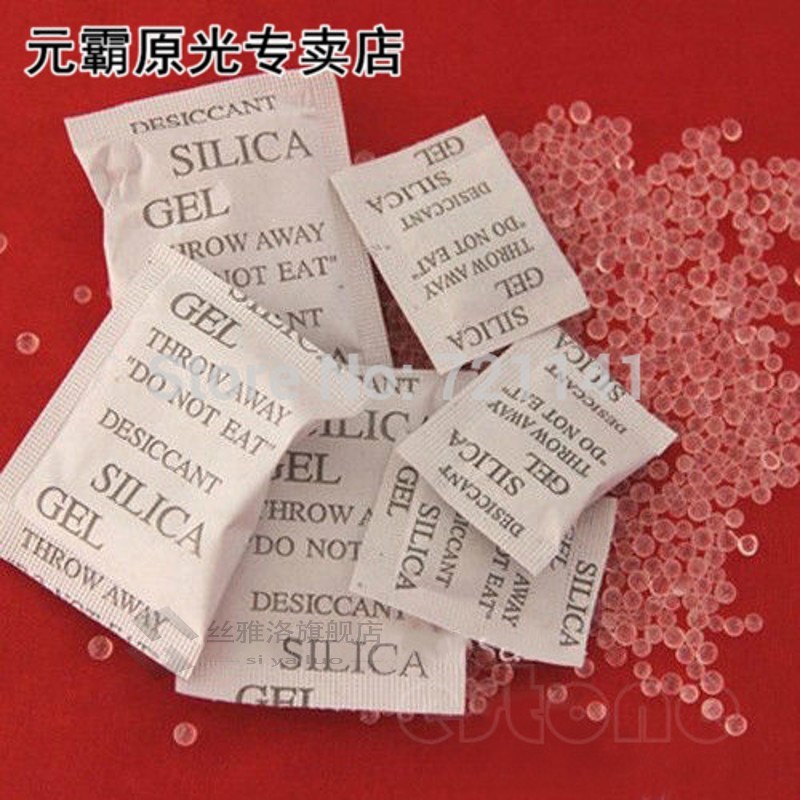 100 Packets Lot Silica Gel Sachets Desiccant Pouches Drypack