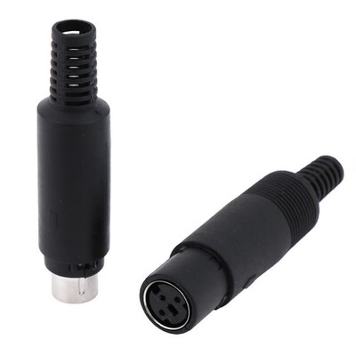 Mini DIN Plug Socket Connector 3/4/5/6/7/8 PIN Chassis Cable