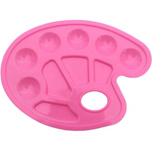 10 Grids with Thumb Hole Plastic Paint Palette Pallet Art Dr