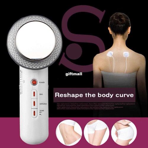 Ultrasonic 3 In 1 Massage Galvanic EMS Photon SPA Body Cellu