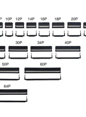 5PCS FC-6-64Pin 8P 10P 12P 14P IDC Socket Pin Dual Row Pitch
