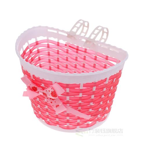 Kids Child Plastic Bicycle Bike Cycle Handlebar Carry Basket