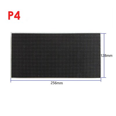 Lowest price cheapest rgb led matrix module p4 128mm x 256mm