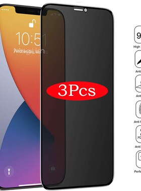 Black Privacy Screen Protector On The For iPhone 12 11