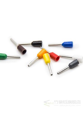 1000pcs E0508 AWG 22 Cable Wire 0.5mm2 Insulating Ferrules T