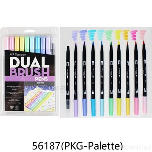 TOMBOW ABT Dual End Blendable Brush Pen Set Fine Tip Alcohol