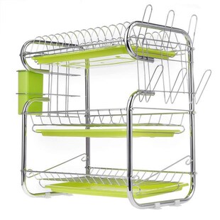 3 Tier Sink Dish Drying Rack Bowl Shelf Cutlery Holder Multi