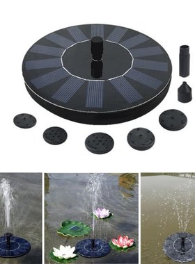 2020 Solar Water Pump Fountain Floating Outdoor Pool Circula
