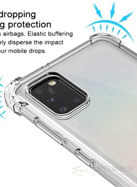 3in1 transparent case for samsung galaxy a31 a12 a51 a71 a1