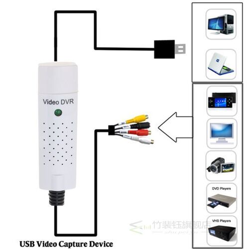 Kebidu SB 2.0 to RCA usb adapter converter Audio Video Captu