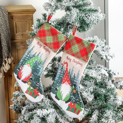 2021 New Christmas Socks Candy Kids Gift Bag Decoration Rudo