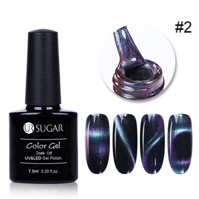 R SGAR 7.5mL LunouS CAt EyE V GEL PoLiSh GLow in hE DARk