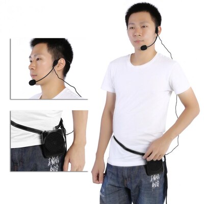 Portable Rechargeable Voice Loudspeaker Amplifier Microphone