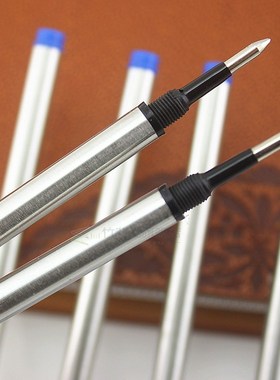 10PCS point Pen Refill  Standard Black and Blue Ink Rollerba