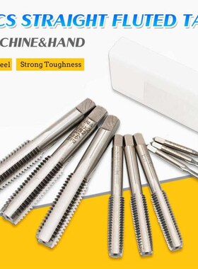 3 Pcs/Set M10 M12 M14 M16 M18 M20 HSS Hand Tap Set Screw Thr