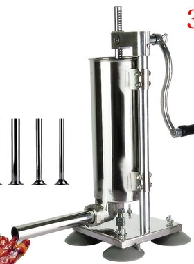 Vertical Manual Sausage Stuffer Machine 3L Stainless Steel S