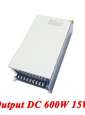 S-600-15 High-power 600W 15v 40A,Single Output dc switching