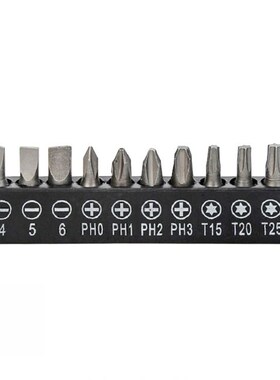 10pcs Insert Bit Set Torx Flat Head Cross Anti Slip Electric