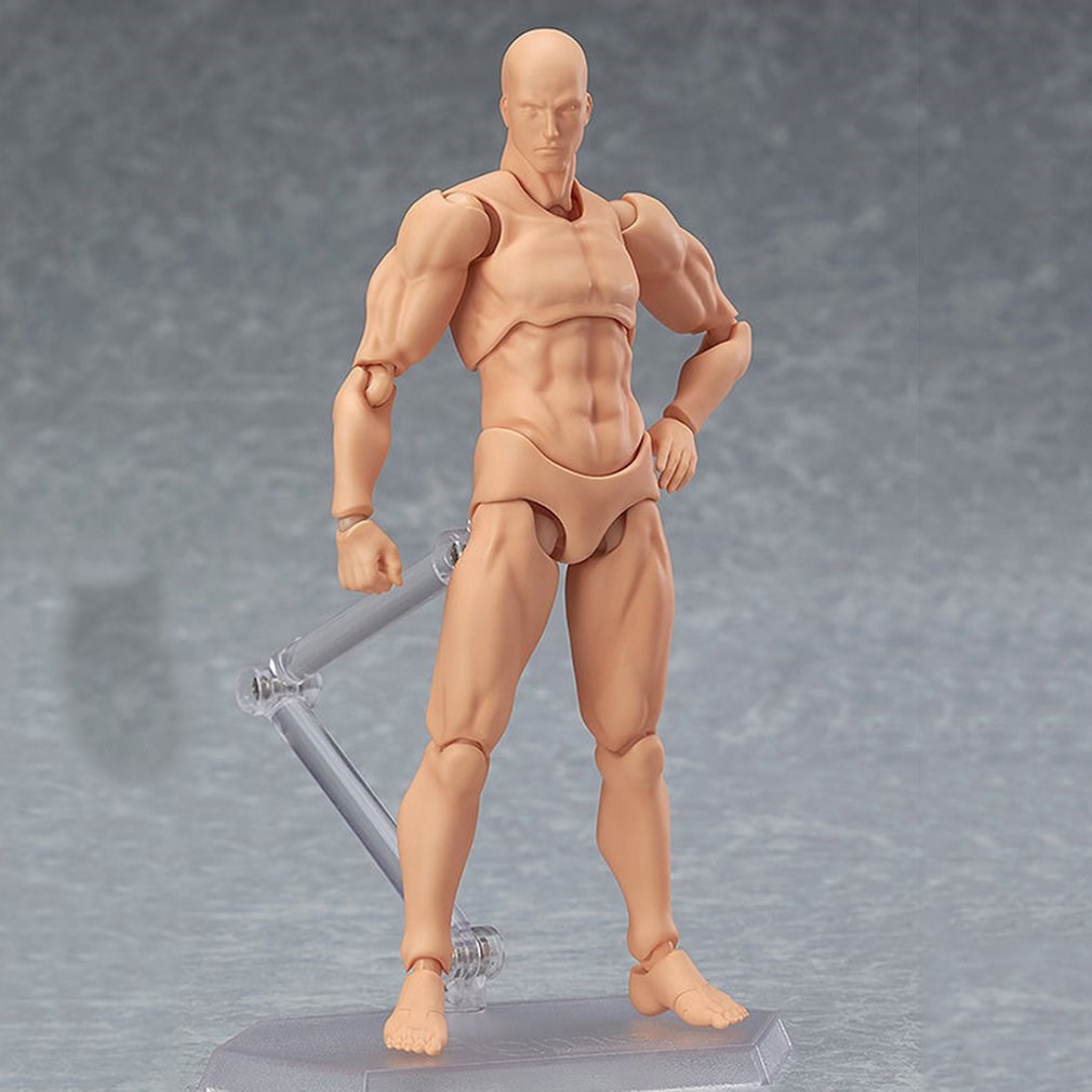 13cm action figure  artist movable   joint figure pvc body f