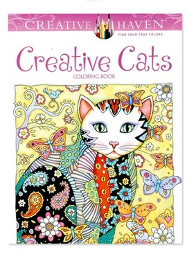 *Creative Haven Creative Cats Coloring Books  s 24pages Stre