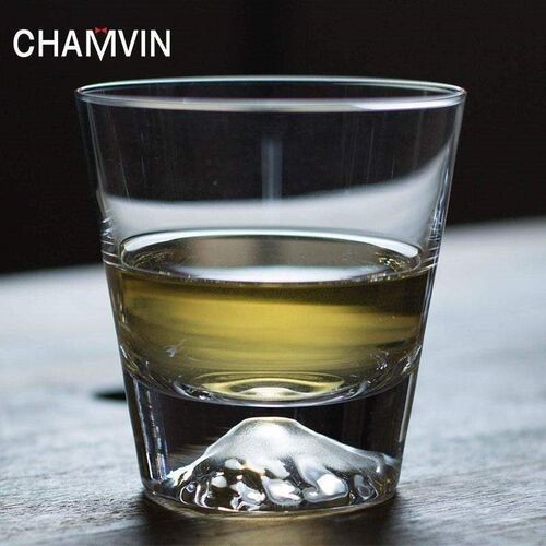japan original whiskey glass crystal edo fuji mountain
