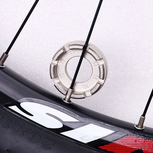 Bicycle Spoke Wrench Cycling Pocket Tools 6 in One Durable