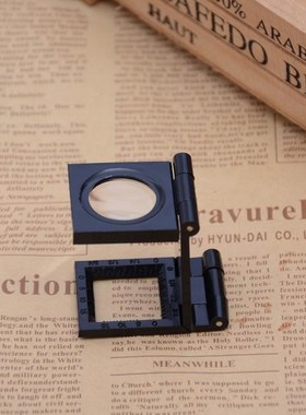 Portable Foldable 12x Magnification Lupa Optical Lenses Magn