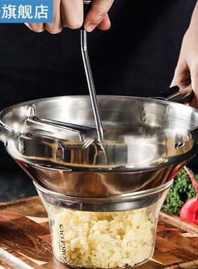 Potato Masher Stainless Steel Vegetable Fruits Puree Pressin