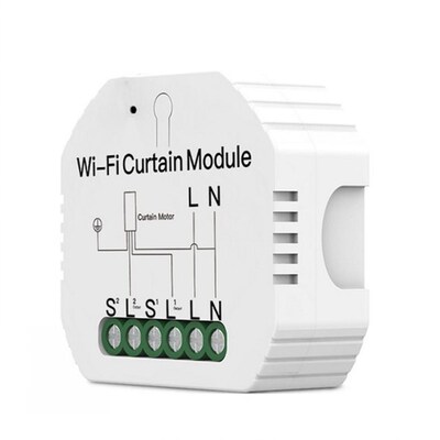 WiFi RF Roller Blind Shutter Curtain Switch Works Module Rem