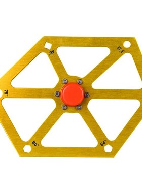 Woodworking Angle Ruler Aluminum Alloy Hexagon Inclinometer