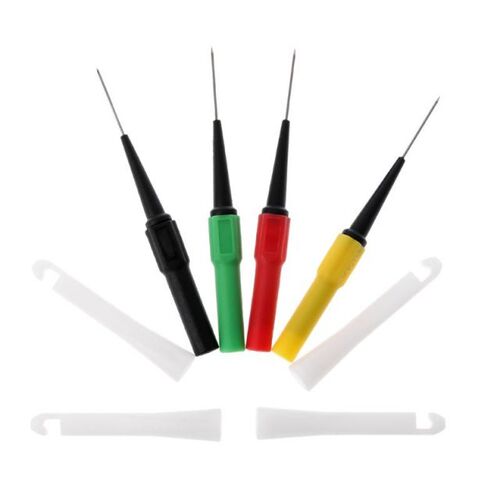 4pcs 0.7mm Piercing Probes Kit Multimeter Pen Probe Mini Wir