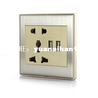 US Stock DBPOWER Dual USB Port wall plug panel 2.1A Socket O
