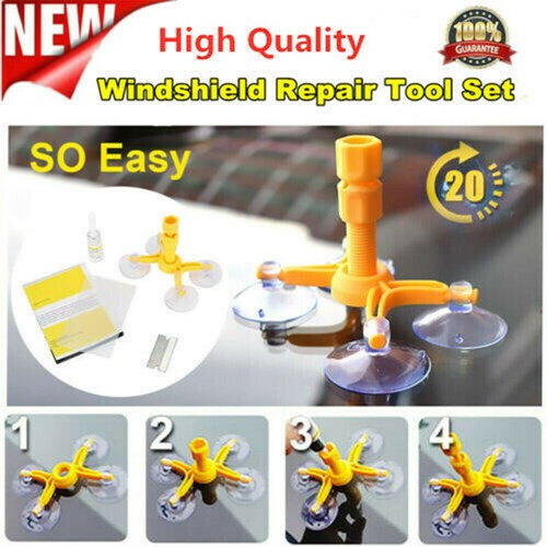 Car Glass Repair Tool Windscreen Windshield DIY Kit Wind Gla