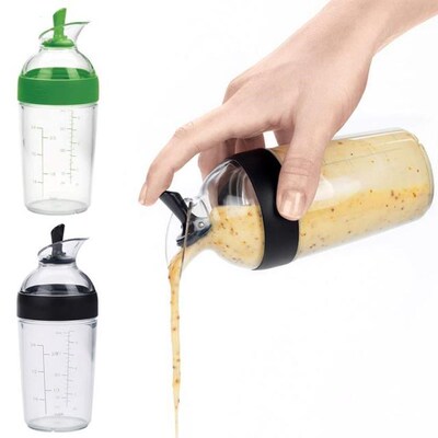 Salad Dressing Cup With Scale Leakproof Salad Juice Storage
