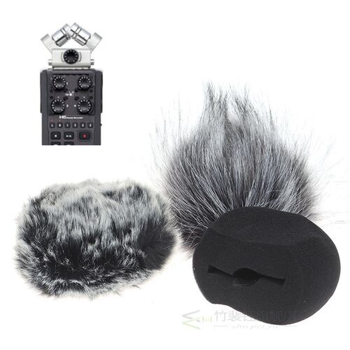 Foam Mic Wind Cover Furry Windscreen Muff for ZOOM H5 H6 Rec