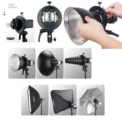Godox S2 S- Bracket Bowens Mount Compatible with Godox V1 AD