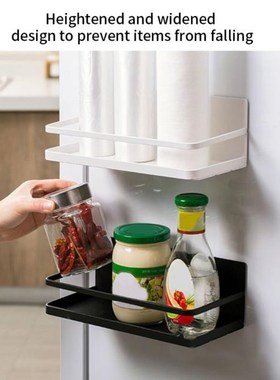 Refrigerator Spice Rack Kitchen Jars Storage Shelf For Bathr