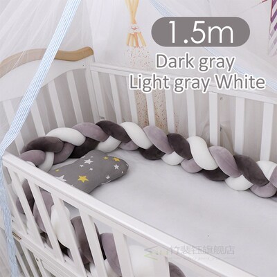 Fashionable1-9 Baby Bed Crib Bumper Room Decor Newborn Cot C
