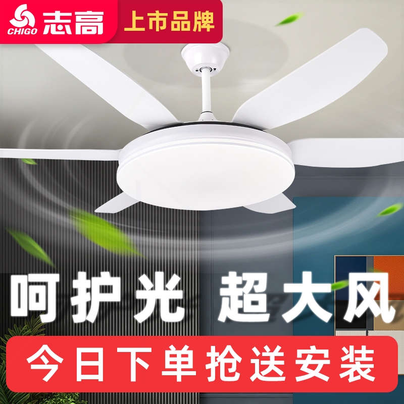 志高2025新北欧风智能客厅风扇灯