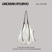 ZAR FENDEN蕾丝刺绣帆布包女2025新款 轻便通勤包度假旅游大包