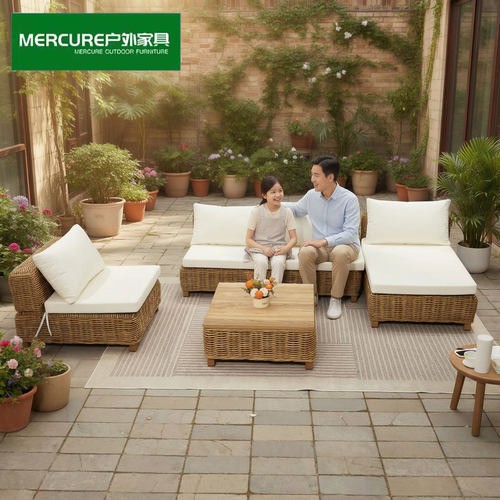 户外沙发庭院藤编休闲防水防晒