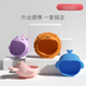 迪迪尼卡didinika大嘴碗副食品碗套装 矽胶吸盘碗儿童餐具套组防摔