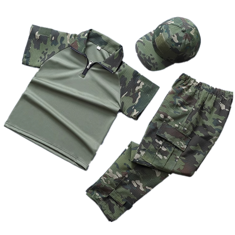 童夏令营户外运动迷彩服蛙服