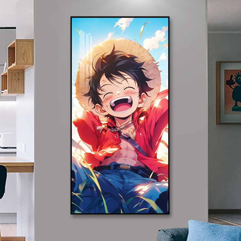 海贼王挂画索隆路飞艾斯装饰画