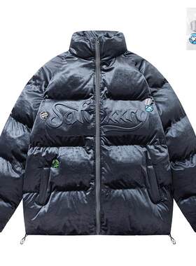 XGMOJI潮牌亮色棉服外套