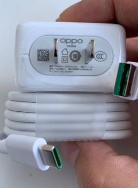 OPPO a91 原厂5v4a充电器 原厂type c接口数据线 vooc闪充 OPPOk3