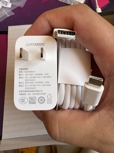 oppo findx8 ultra原装充电器头 原厂Type c接口 100瓦 SUPERVOOC超级闪充 原装充电器
