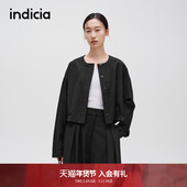 外套 indicia标记商场同款 春秋简约百搭通勤风舒适短款 F2C4WT419N