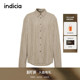 竖条纹通勤风衬衫 老钱风法式 F2D4CS813N 新款 indicia标记商场冬季